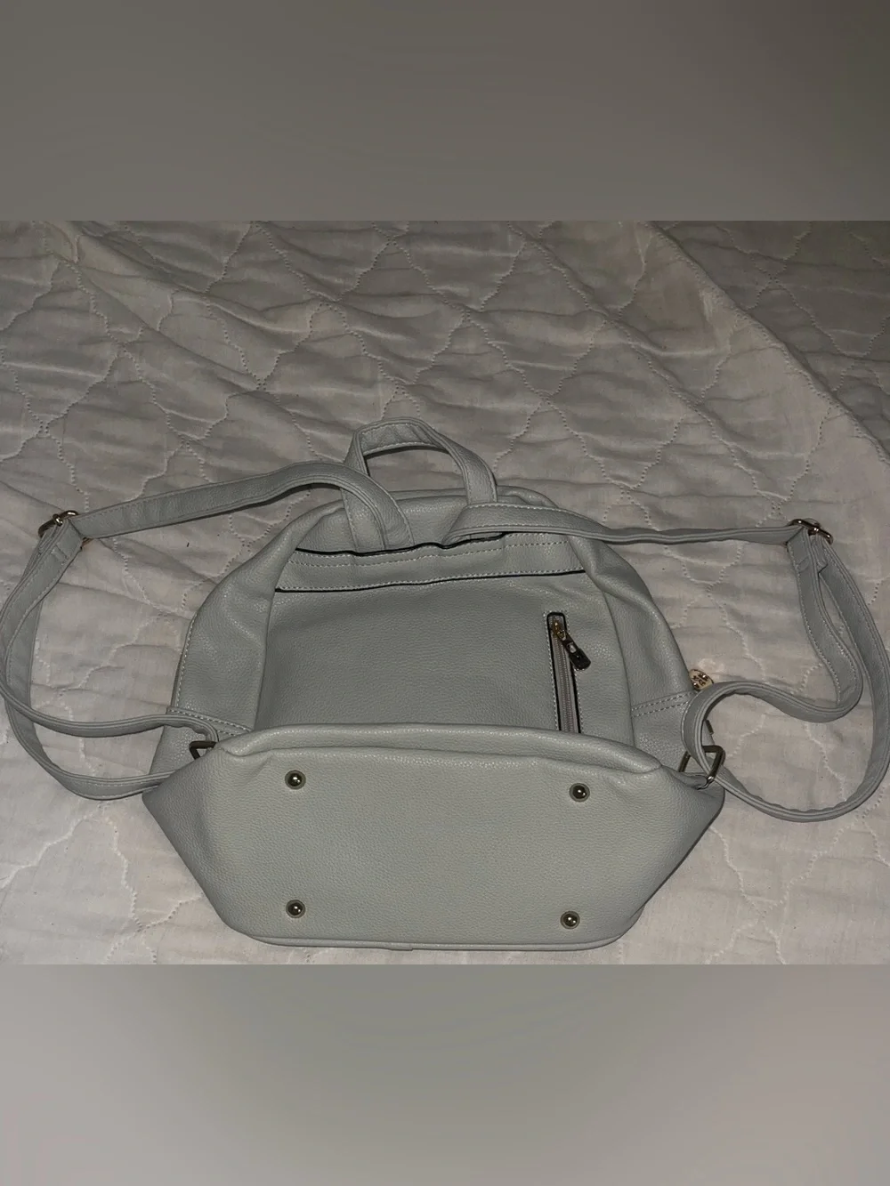 Montana West White Tassel Accent Backpack Purse